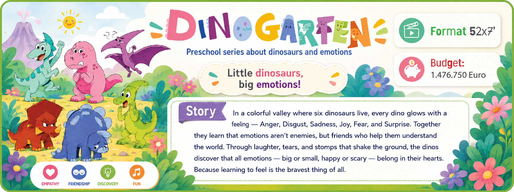 DinoGarten banner artwork