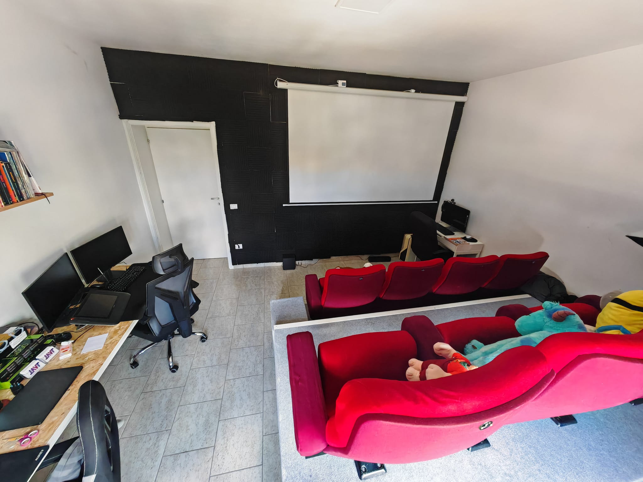 Cinema seating and screening area at MVT